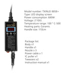 Pro Grade 110V 680W SMD Hot Air Rework Station LED display screen showing temperature for mobile phone repairs