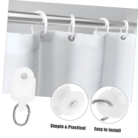 50 Piece Silent Curtain Hooks And Track Rollers Paired With Stainless Connectors Gonna Roll Slick On Worn Rails Straightforward Install For Hefty Windows Keeping Home Interiors Looking Dang Sharp And Totally Stress Free
