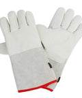 Cryogenic LN2 Liquid Nitrogen Protective Gloves For Work, 13.8 Inch 35 Cm Long, Ultra Insulated And Lightweight, Gray