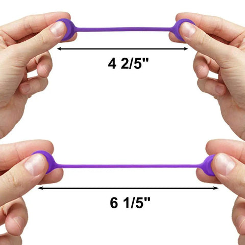 Purple silicone magnetic cable clip from Must Have Magnetic Cable Clips Set For Tidy Cables And Keychains Ultra Strong Magnets Hold USB Cords