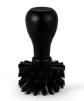 Pro-Grade Espresso Portafilter Brush For 51mm, 54mm, And 58mm Baskets with ABS handle and arc cross bristles