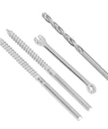 316 Stainless Steel Swage Lag Screw Kit Includes Wrench and Drill Bit for One Eighth Inch Cable Railing Left and Right Handed