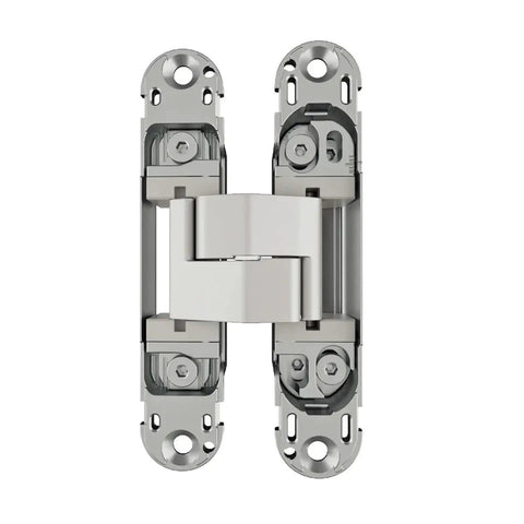 3.0 Adjustable Concealed Hinge For Flush Doors, Super Smooth Hidden Door Hardware with Quiet Operation, steel build, one color finish