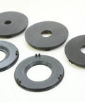 Precision Router Table Insert Ring Set With Straight Up Tough Build Quality For Three Inch Outer Diameter flush fit, five durable rings.