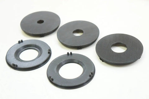 Precision Router Table Insert Ring Set With Straight Up Tough Build Quality For Three Inch Outer Diameter flush fit, five durable rings.
