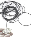 180 Piece Watch O Ring Gasket Set With 18 Types For Different Sizes, rubber seals for watch repair and waterproofing.