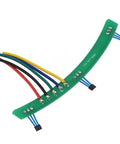 Rock Solid Brushless DC Motor Hall Sensor Plate 5 Pin 120 Degree Phase Angle with multi-colored wiring for electric bikes.