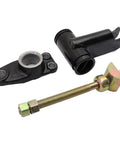 Right Torsion Bar Arm Anchor Bracket For Nissan Xterra And Frontier 1999 2004 V6 Passenger Side Mount Replaces 54210 9Z000 54080 2S600 Durable Suspension Replacement Part, black steel bracket and bolt kit