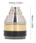 Built Tough Heavy Duty Torch Nozzle Guard For Plasma Cutting Protective Cover In Copper And Brass With Air Guide Slots