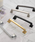 Oil Rubbed Bronze Big Square Foot Cabinet Arch Pull Handle With 3 Inch Spacing 76mm 10 Pack Includes 25mm And 38mm Screws