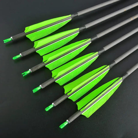 100 Pack Archery Fletching Feathers Shield Cut Turkey Feathers For 3 Inch, 4 Inch, And 5 Inch Arrows - Left Or Right Wing, Light Green