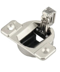 8 Pack Open Side Cabinet Hinges With 110 Degree Self Closing For Doors 16mm To 19mm Thick, 35mm Cup Behind Door, silver hinge close-up
