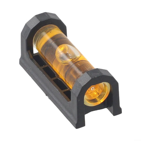 Magnetic for mini Level 4-Pack Pocket Size for spirit Level with Base for Refrigerator Washing Machine Appliance Alignment Tool Yellow showing liquid-filled tube.