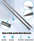 Flat And Pointed SDS Max Chisel Set 24 Inch By 1 Inch Wide For Rotary Hammers Breakers And Jackhammers 2 Piece