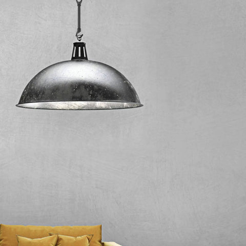 Black metal chandelier with Heavy Duty Chandelier Downrod With Dual Hook And Ring, 5.7 Inch Ceiling Light Support Rod, hanging above sofa