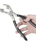 Washer Hose Plier For No Sweat Grip And Tight Seal On Washing Machine Inlet Hoses Universal Fit For Front Load And Top Load Washers With Indented Water Valves And Hard To Reach Hose Connections, black handles