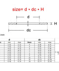 Must Have Ultra Thin Stainless Steel Washer Set For M3 M4 M5 M6 M8 All 304 A2 Grade Flat Shims Gaskets Assortment Kit 0.10 0.20 0.30 Millimeter 1200 Pieces measurement chart for M3-M8 washers