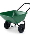 Two Wheel Wheelbarrow Garden Cart With 330 Lbs Capacity And 21 Gallon Volume Heavy Duty Yard Dump Cart With 10 Inch Pneumatic Tires