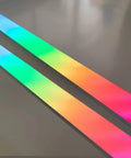 Ultra Thin LED Backlit Light Panel With Lit RGB Color Display White For KTV Bars And Shopping Malls Ambient Decor Light Acrylic Panel 600x200mm Dimmable Brightness