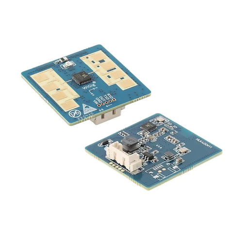 24 GHz Radar Module For Body Micro Motion Sensing, OEM Replacement, Plug And Play Install, High Quality Electronics, Reliable Range Detection, Ideal For Mobile Devices And Safety Sensors, blue PCB front and rear