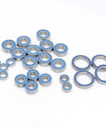 MBX8 Eco Sealed Ball Bearing Kit With 24 High Quality Bearings For RC Cars And Gearboxes, Rock Solid Precision And Smooth Glide, Durable Shielded Bearings For Long Lasting Performance And Rugged Reliability; 24 blue sealed bearings