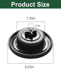 Replacement irrigation valve diaphragm, 3/4–1 in, black plastic, for Irritrol 2400/2600/2700DPR