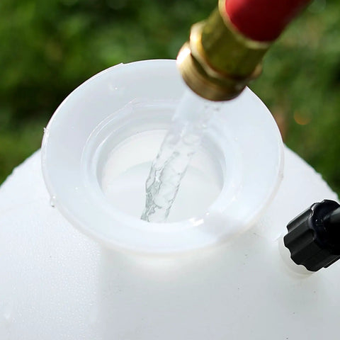 One Gallon Lawn And Garden Sprayer With Translucent Tank Easy Refill Funnel Top Adjustable Poly Cone Nozzle For Precise Spraying