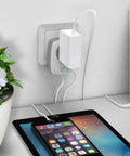 Must Have US To Europe Travel Plug Adapter With USB Wall Charger In Italy Type L Outlet Charging Phone And Laptop