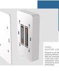 Built Tough Wireless Keypad With No Nonsense IP54 Weatherproof Cover For 433Mhz Gate Openers, showing battery compartment.