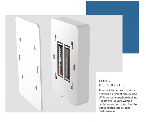 Built Tough Wireless Keypad With No Nonsense IP54 Weatherproof Cover For 433Mhz Gate Openers, showing battery compartment.