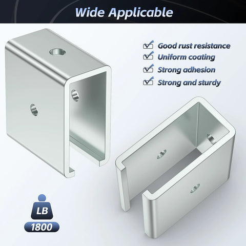 Strut Channel Connector Extend Bracket For 1 5 8 Inch Wide And 1 5 8 Inch High Strut Channel Easy To Install Mounting Bracket For Extending Displays