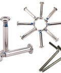 Inline Skates Wheel Mounting Screws And Bolts Kit With 8 Pairs 30mm And 2 Pairs 35mm Plus DIY Installation Tools For Roller Blades Replacement And Repair