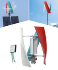 Portable 100W Wind Turbine Generator For Home Use No Battery 12V Vertical Wind Turbine with controller close-up