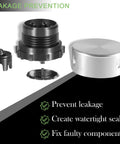 2-Pack 630-7500 Vacuum Breaker Repair Kit For Anti-Siphon Wall Hydrants, easy DIY fix, components displayed.