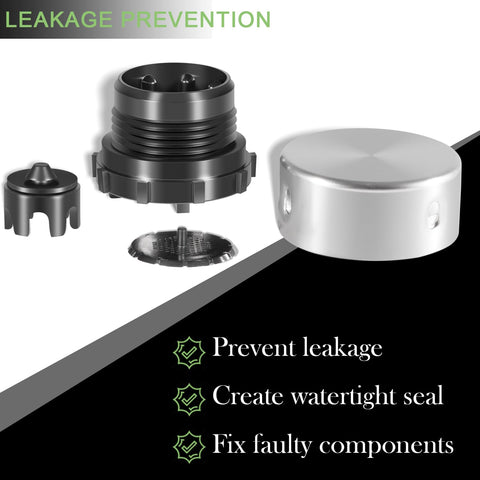 2-Pack 630-7500 Vacuum Breaker Repair Kit For Anti-Siphon Wall Hydrants, easy DIY fix, components displayed.