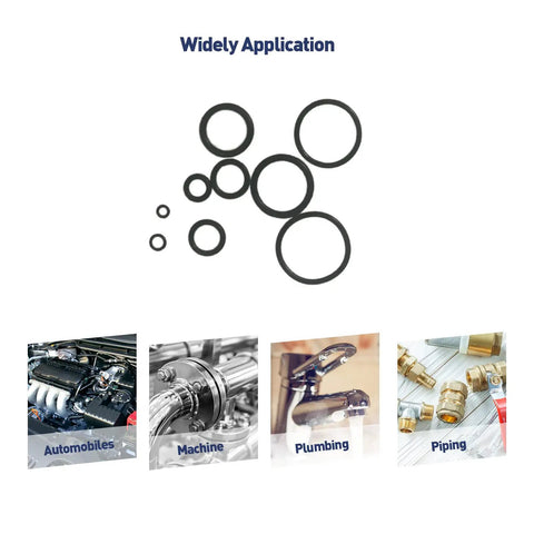 32 Sizes Metric O Ring Kit NBR Buna N Nitrile Rubber Gaskets for automotive plumbing and faucet repair blue 419 piece assortment