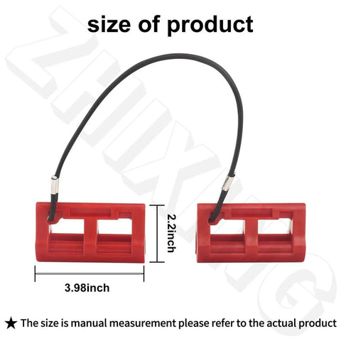 4 Inch Steer Stop Outboard Hydraulic Steering Lock for Outboard Motor Trailering and Transport Red Fits Most Steering Cylinder Rods