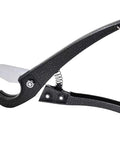 Side view of 32mm Pipe Cutter With Ratchet Mechanism For PVC Tubing And Plastic Hose Easy One Handed Cut With Durable Steel Blade