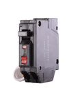 Side view of Pack of 1 THQL1120GFTP 20A GFCI Single-Pole Plug-In Circuit Breaker for Load Centers, 120/240V, featuring pigtail cable
