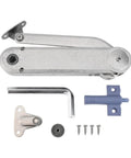 Built Tough Heavy Duty Cabinet Lid Hinge With Gas Spring Adjustable 75 90 100 Degree Angles Soft Close Hydraulic Support parts kit