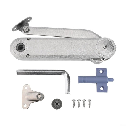 Built Tough Heavy Duty Cabinet Lid Hinge With Gas Spring Adjustable 75 90 100 Degree Angles Soft Close Hydraulic Support parts kit