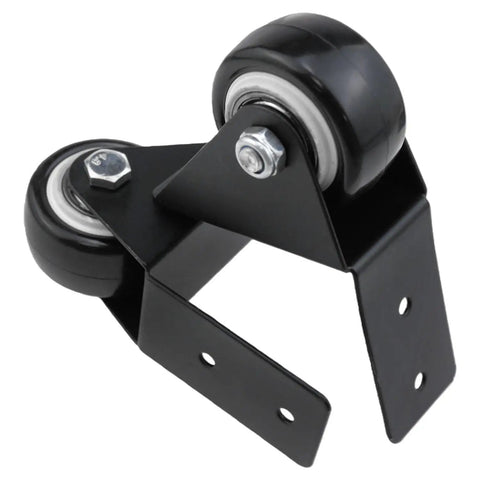 Set Of Four 1.5 Inch L Shaped Swivel Casters For Easy Furniture Moving, Anti Slip, Whisper Quiet Operation, Wear Resistant, Heavy Duty Castors