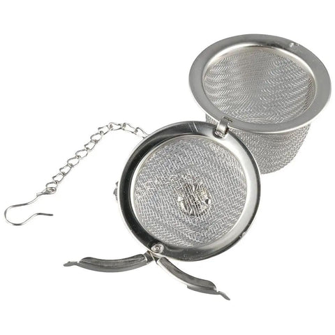 Heavy Duty Stainless Steel Ultrasonic Cleaner Basket Six Pack Snazzy Wire Mesh Nets for Tea Infuser, 5.5 inch with hook.