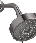Purist Three Function Shower Head With Full Coverage, Pulsing Massage And Silk Spray, 2.5 GPM, Vibrant Titanium Finish