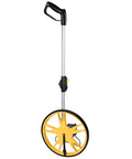 Fabater Distance Measuring Wheel with foldable handle and yellow wheel, designed for accurate 1 meter measurements.