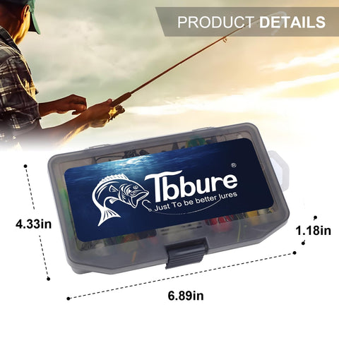 Compact All In One 220 Piece Fishing Lures Kit Box With Soft Plastics Hooks Swimbaits Crankbaits Jigs And Accessories