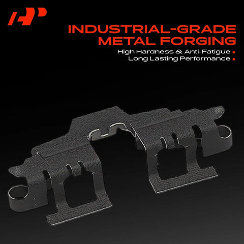 A-Premium Rear Disc Brake Hardware Kit Compatible With Toyota Prius 2010 To 2018 And Prius Plug-In 2012 To 2015 smoothes squeaks, metal forging