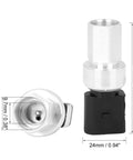 AC Pressure Sensor Switch Plug-And-Play 1J0959126 1K0959126A for VW Jetta and Audi A3. Side and front view with dimensions.
