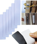Instant Magnetic Door Lock Strips For Frames Quick No Fuss Lockdown Security Bar System For Schools And Offices shown in use.