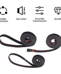 Kobra3 X Y Z Axis Timing Belt Kit Rubber Drive Belts with icons showing stability, low noise, accurate transmission, durability